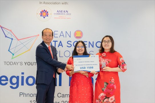 Sinh viên Việt Nam đoạt giải nhất cuộc thi Khám phá Khoa học số ASEAN