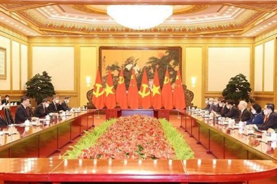 推动中越全面战略合作伙伴关系不断迈上新台阶