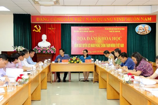 Tọa đàm kiểm soát quyền lực nhằm phòng, chống tham nhũng ở Việt Nam