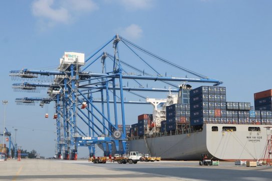 Cảng container quốc tế Tân Cảng Hải Phòng đón Teu thứ 1 triệu
