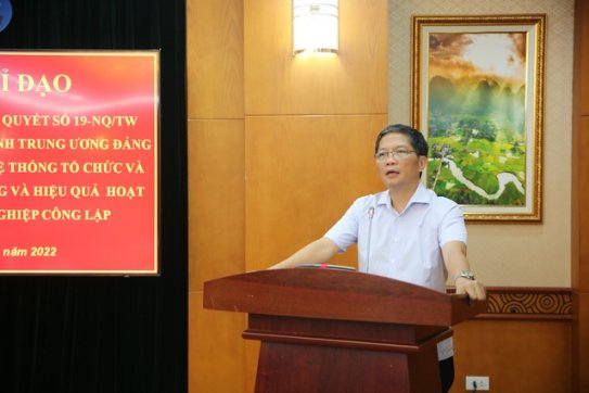 Đổi mới nâng cao chất lượng hiệu quả hoạt động đơn vị sự nghiệp công lập