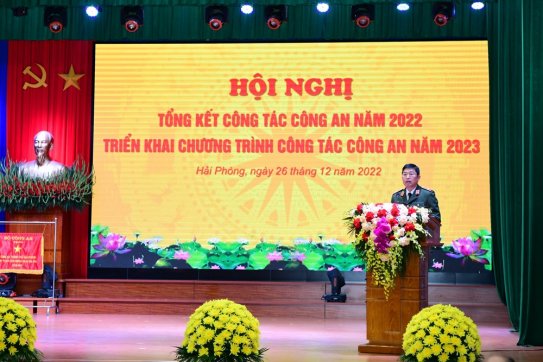 Công tác bảo đảm an ninh trật tự trên địa bàn thành phố năm 2022 đã góp phần quan trọng vào sự phát triển kinh tế - xã hội của thành phố