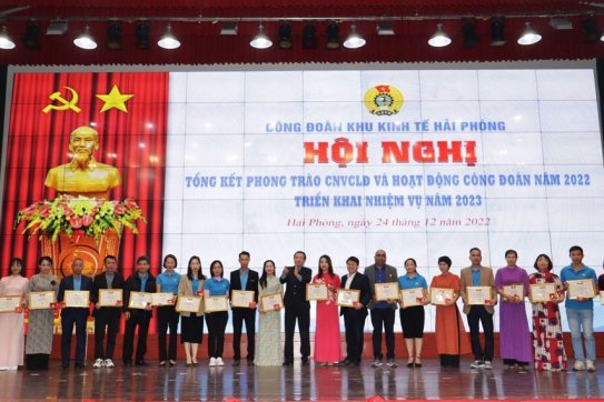 Công đoàn Khu kinh tế Hải Phòng: Đổi mới mạnh mẽ nội dung, phương thức hoạt động, chăm lo, bảo vệ quyền, lợi ích của người lao động