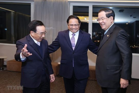 Vietnamese, Lao, Cambodian PMs meet in Belgium