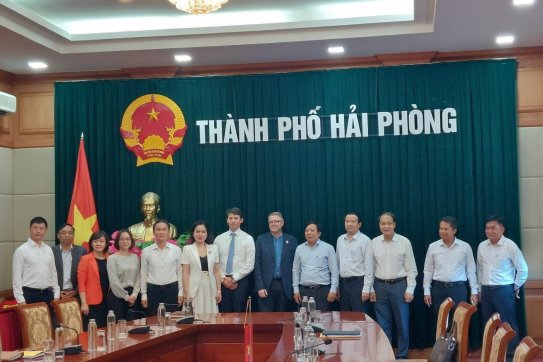 Chính quyền thành phố Hải Phòng chào đón đoàn đại biểu Đan Mạch thăm và làm việc tại thành phố 