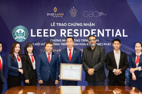 Diamond Crown Hai Phong - Dự án chung cư đầu tiên của Việt Nam được cấp chứng nhận công trình xanh LEED Residential