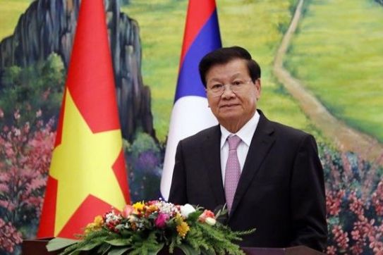 越老建交60周年：老挝人民革命党中央总书记、国家主席通伦呼吁两国人民继续保护和培育老越特殊关系