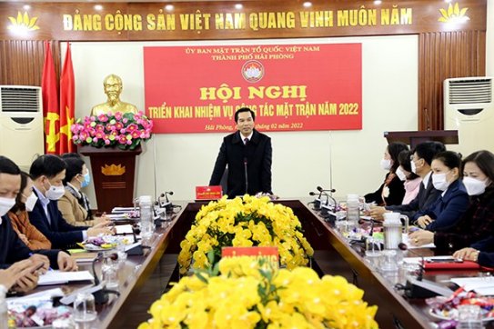 Ủy ban MTTQ Việt Nam thành phố: Triển khai 10 nhiệm vụ công tác trọng tâm năm 2022