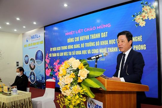 Minister of Science and Technology Huynh Thanh Dat paid a working visit to Hai Phong Department of Science and Technology 