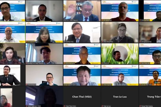 Trường Đại học Việt Đức và Mạng lưới đổi mới sáng tạo Việt Đức ký biên bản ghi nhớ hợp tác