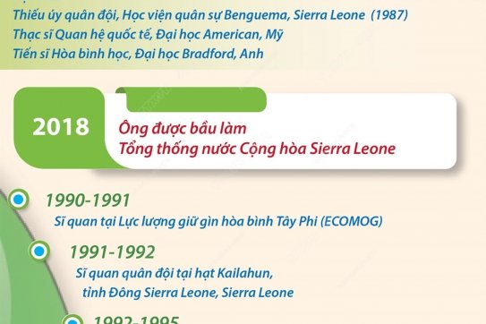 Tổng thống nước Cộng hòa Sierra Leone thăm chính thức Việt Nam