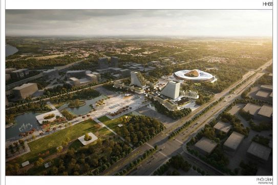 Result of the entrance exam for architectural design project of the City’s Political - Administrative Center and Convention and Performance Center in the North Cam River New Urban Area