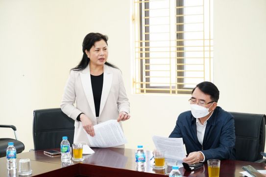 Inspecting the progress of projects at HaiPhong City Boat Racing Training Area for the 31st SEA Game 