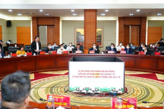 The delegation of Ministry of Health worked with the City on international cooperation and investment in health sector 