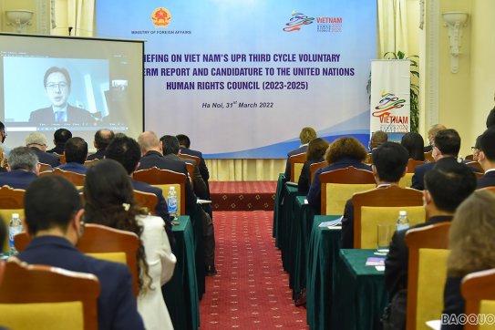Các đối tác quốc tế đánh giá cao cam kết và nỗ lực của Việt Nam trong việc thúc đẩy và bảo vệ các quyền con người