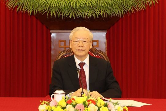 Tổng Bí thư Nguyễn Phú Trọng điện đàm với Thủ tướng Đức Olaf Scholz