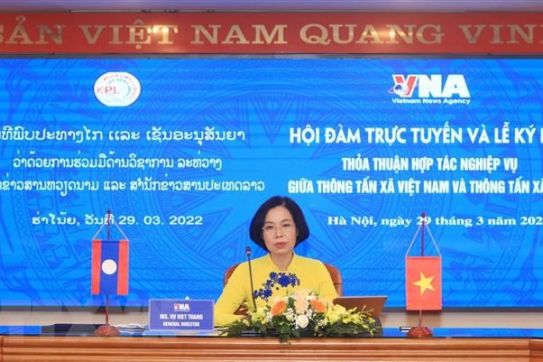 Tăng cường hợp tác thông tin tuyên truyền về tình hữu nghị Việt-Lào