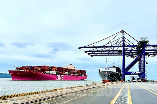 Tan Cang Hai Phong International Container Terminal welcomed a new service route to the West Coast of the United States