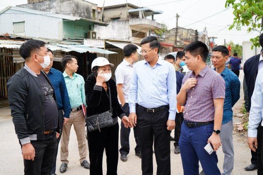 Trong tháng 6/2022 phải bàn giao mặt bằng sạch toàn bộ Dự án đầu tư xây dựng hạ tầng kỹ thuật Khu đô thị mới Bắc Sông Cấm