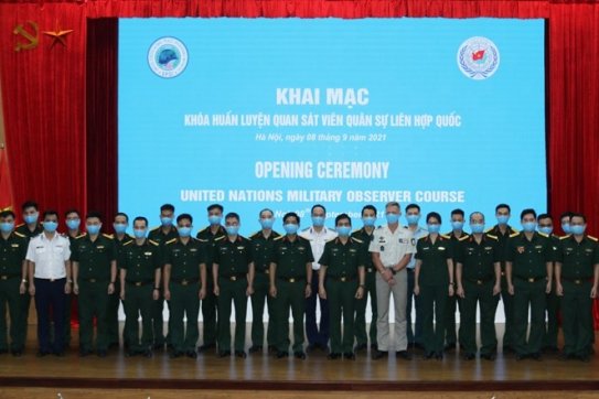 Việt Nam chủ trì tổ chức Khóa huấn luyện Sỹ quan Tham mưu LHQ