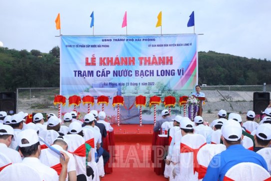 Đưa vào sử dụng Dự án cấp nước đảo Bạch Long Vĩ