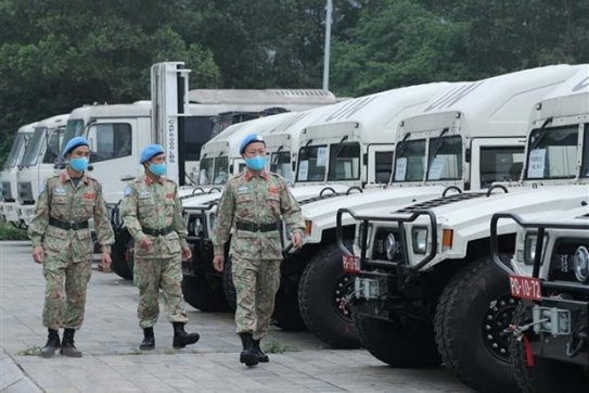 Preparations completed for Vietnam’s first military engineer unit to a UN peacekeeping mission