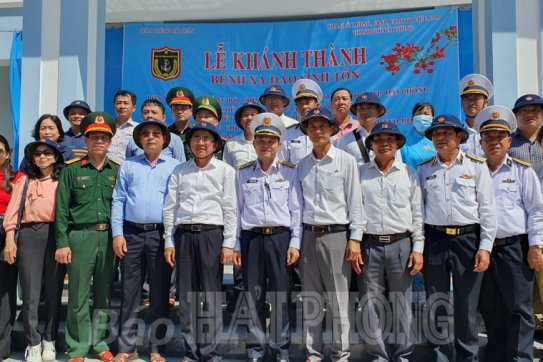 Khánh thành Bệnh xá trên đảo Sinh Tồn thuộc quần đảo Trường Sa