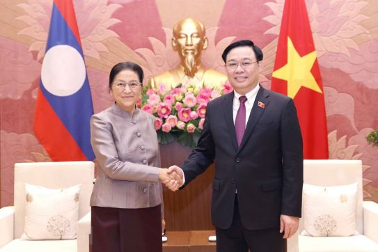 NA Chairman hosts Lao Vice President