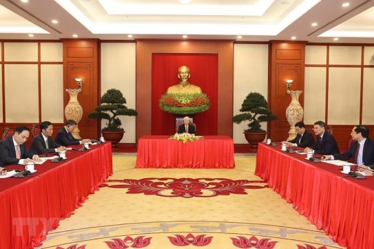 Tổng Bí thư Nguyễn Phú Trọng điện đàm với Thủ tướng Ấn Độ