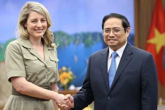 Prime Minister welcomes Canadian Foreign Minister