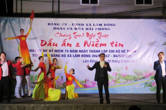 Đoàn Ca Múa Hải Phòng khởi động chương trình lưu diễn chào mừng kỷ niệm các ngày lễ lớn trong tháng 5/2022