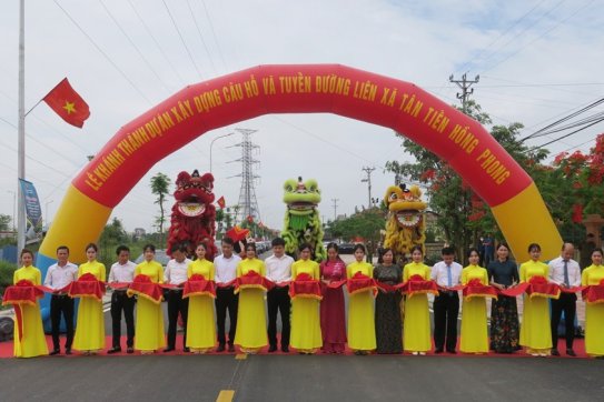 Huyện An Dương khởi công, khánh thành và đưa vào khai thác sử dụng liên tiếp 09 công trình trọng điểm
