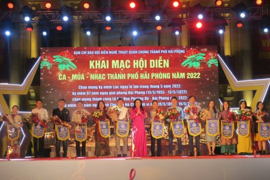 Khai mạc Hội diễn Ca – Múa – Nhạc thành phố Hải Phòng năm 2022 cấp thành phố