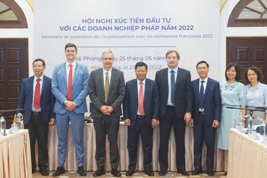 Hội nghị Xúc tiến đầu tư với các doanh nghiệp Pháp năm 2022 với chủ đề “Hải Phòng - điểm đến thành công”