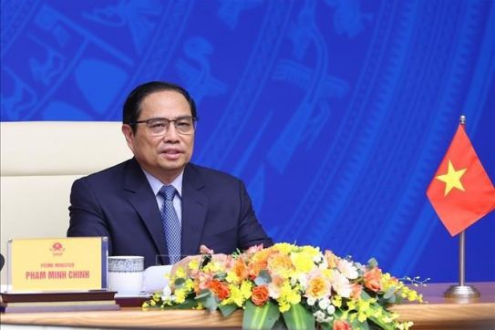越南政府总理出席印太经济繁荣框架启动仪式