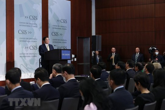 Thủ tướng Phạm Minh Chính có bài thuyết trình tại CSIS Hoa Kỳ