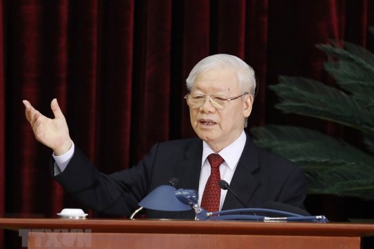 Toàn văn bài phát biểu của Tổng Bí thư bế mạc Hội nghị Trung ương 5