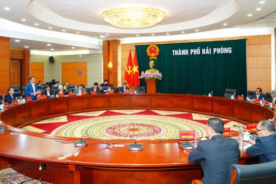 Chairman of the City People’s Committee welcomed high-ranking delegation of Lao State Inspectorate 