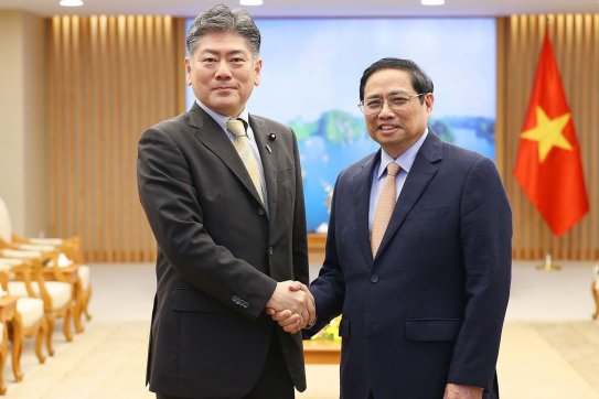 Thủ tướng Phạm Minh Chính tiếp Bộ trưởng Tư pháp Nhật Bản