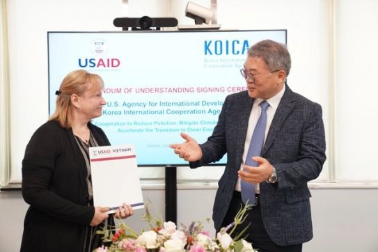 美国国际开发署与韩国国际协力机构签署越南环境保护第一份谅解备忘录