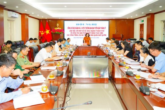 Tham vấn, hỗ trợ quận Ngô Quyền trong công tác xác định nguồn gốc đất để đẩy nhanh tiến độ giải phóng mặt bằng phục vụ các Dự án