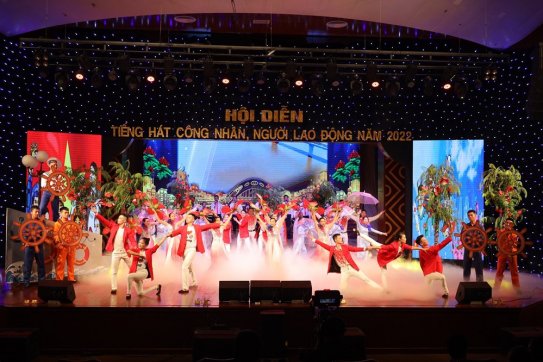 Đoàn Hải Phòng giành Huy chương Vàng toàn đoàn tại Hội diễn Tiếng hát công nhân, người lao động 2022