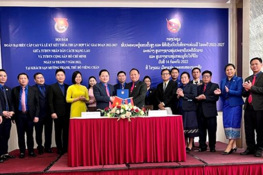 Tăng cường hợp tác giữa thanh niên hai nước Việt Nam - Lào