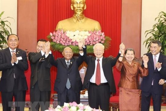 柬埔寨王国国会主席结束对越南的正式访问