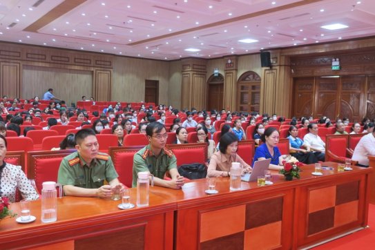 Hội Liên hiệp Phụ nữ Việt Nam truyền thông về phòng, chống mua bán người và di cư trái phép cho hội viên, phụ nữ và nhân dân trên địa bàn huyện Thủy Nguyên