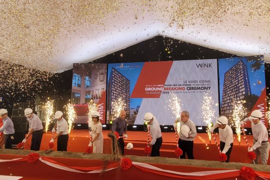 Wink Hai Phongホテル起工