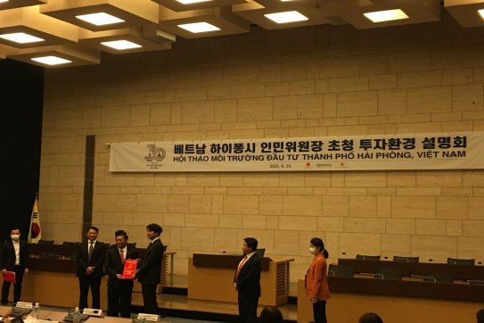 Investment Promotion Workshop of Hai Phong city in Korea
