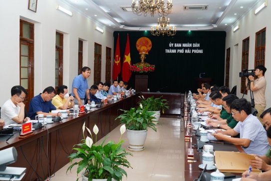 Hai Phong City needs to be proactive in preparing measures, plans for better disaster prevention, searching and rescue 