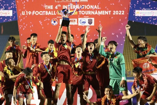 Việt Nam giành ngôi vô địch Giải U19 Quốc tế Thanh niên 2022