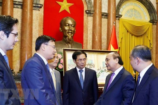 Chủ tịch nước gặp mặt Bộ Ngoại giao nhân dịp kỷ niệm thành lập ngành